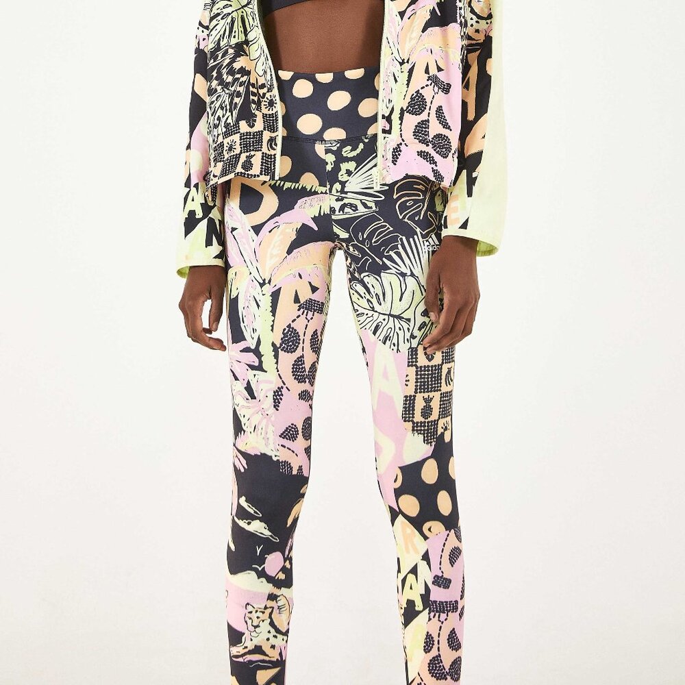 ADIDAS FARM TOTALLY NEW RIO LEGGINGS PINK